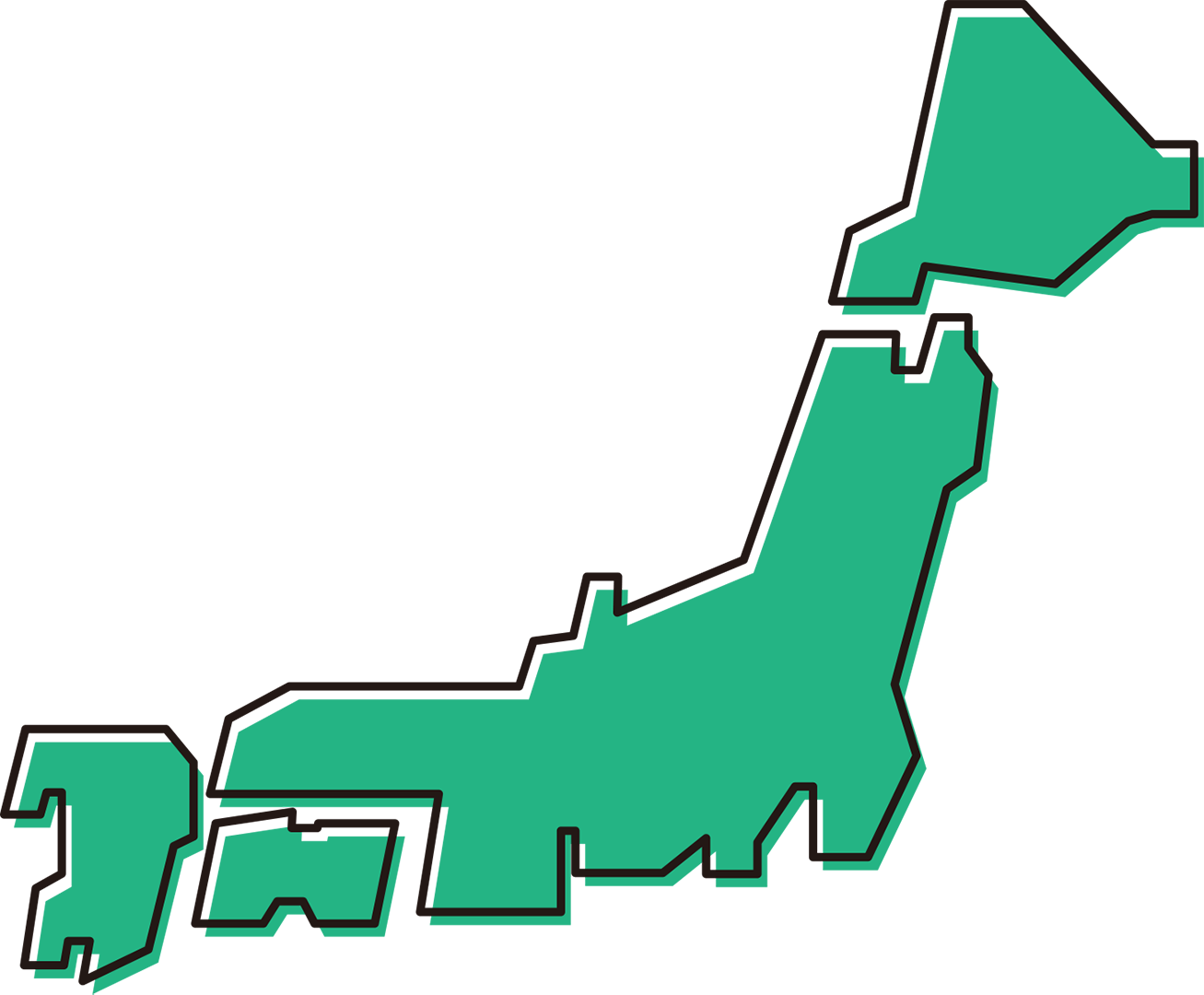 日本地図